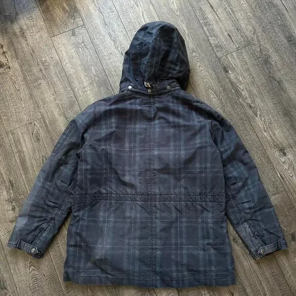 Rare Vintage 00s Quilted Carhartt Plaid Tactical Pocket Winter Ski Coat Jacket - Picture 5 of 8